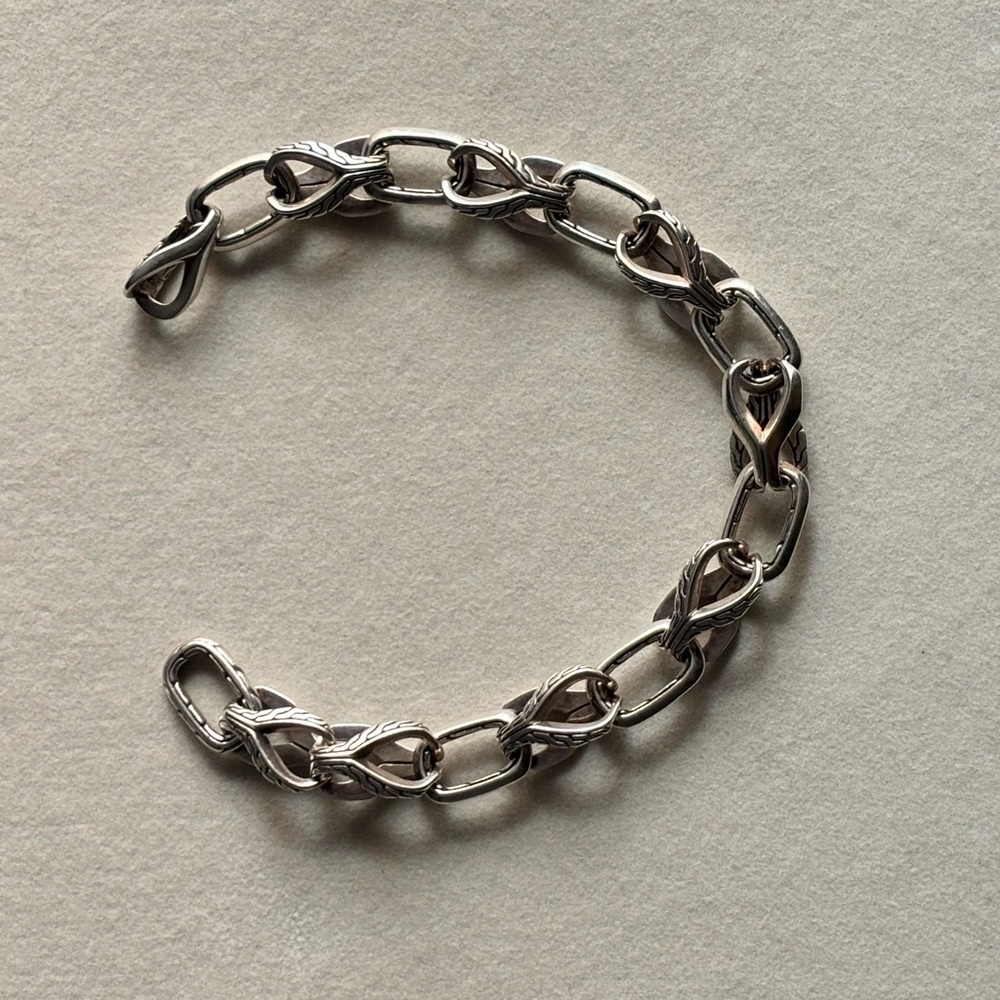 John Hardy Silver Asli Chain Link Bracelet